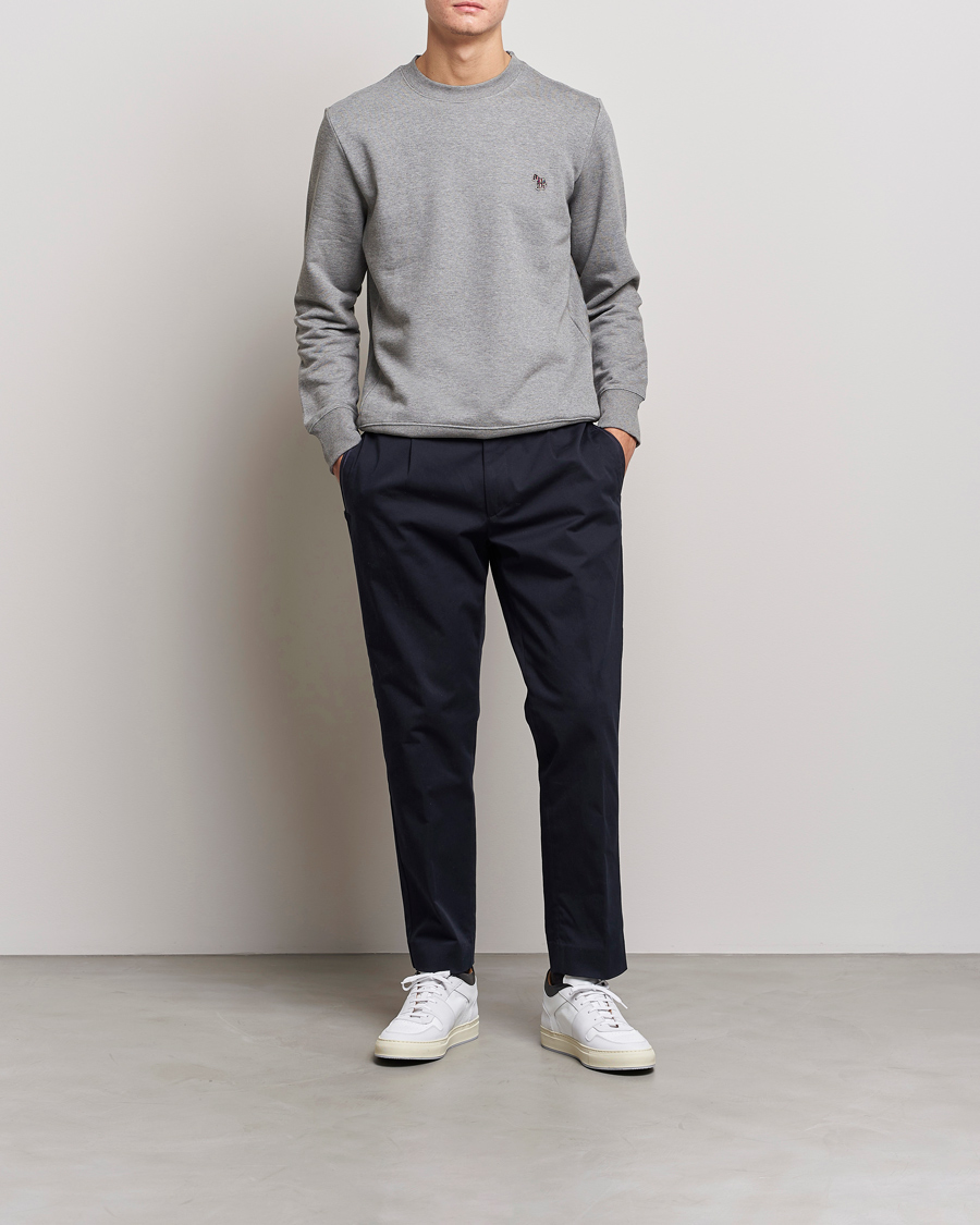 Mies | Puserot | PS Paul Smith | Zebra Organic Cotton Sweatshirt Grey