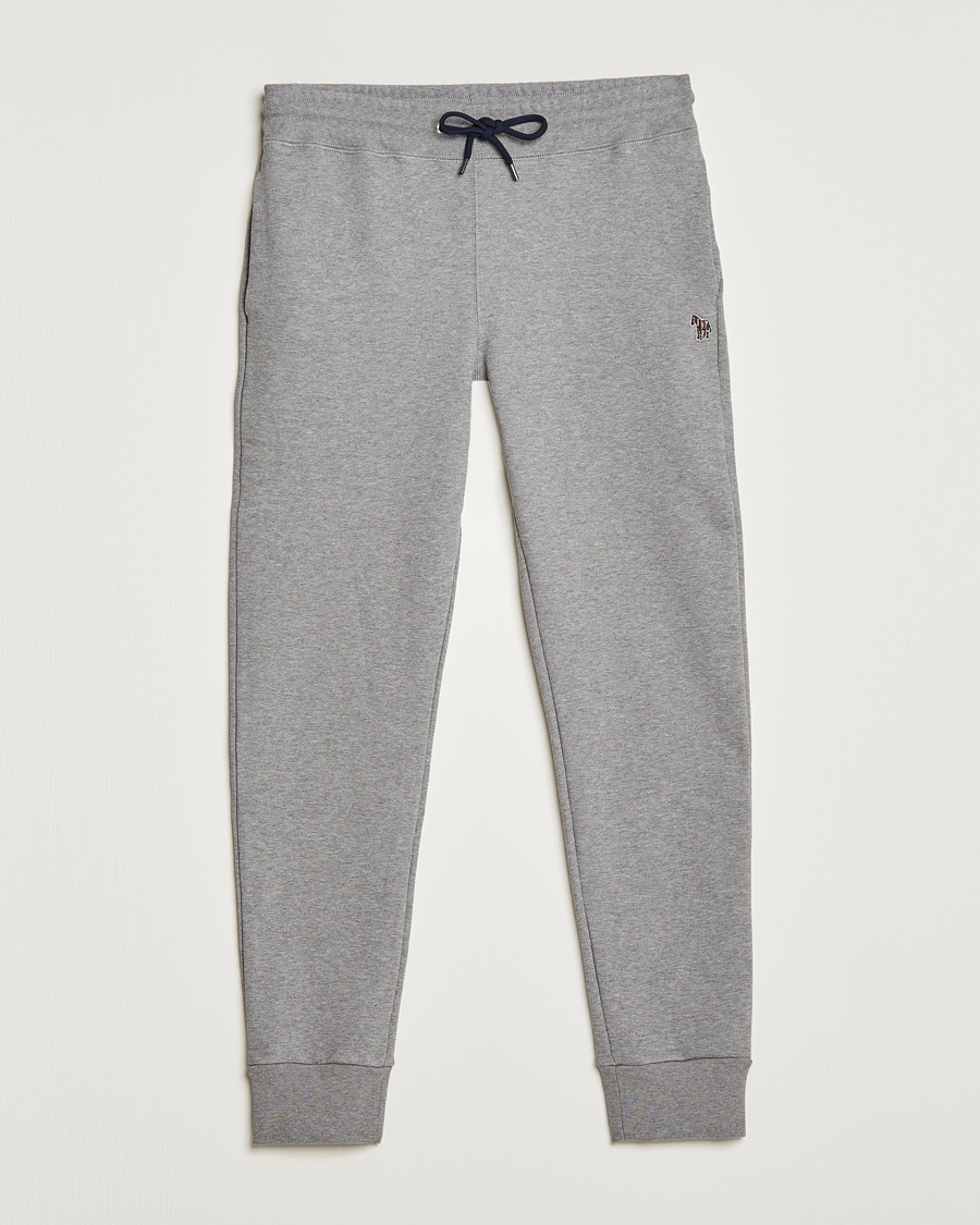 Mies | Housut | PS Paul Smith | Zebra Organic Cotton Sweatpants Grey Melange
