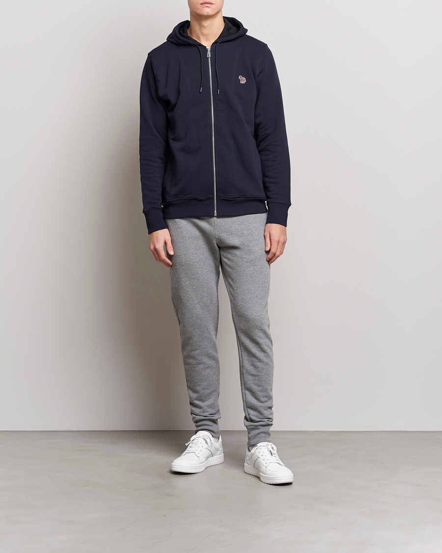 Mies | Housut | PS Paul Smith | Zebra Organic Cotton Sweatpants Grey Melange