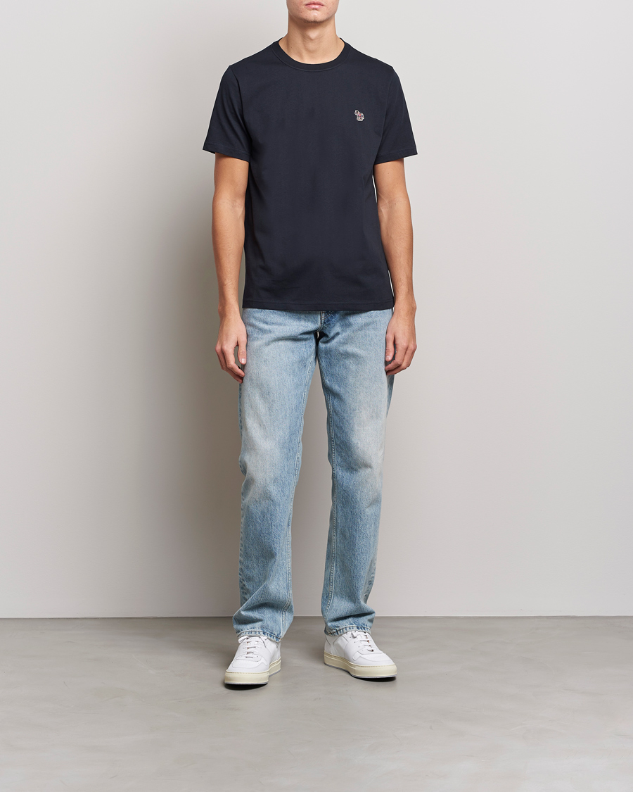 Mies | T-paidat | PS Paul Smith | Classic Organic Cotton Zebra T-Shirt Navy