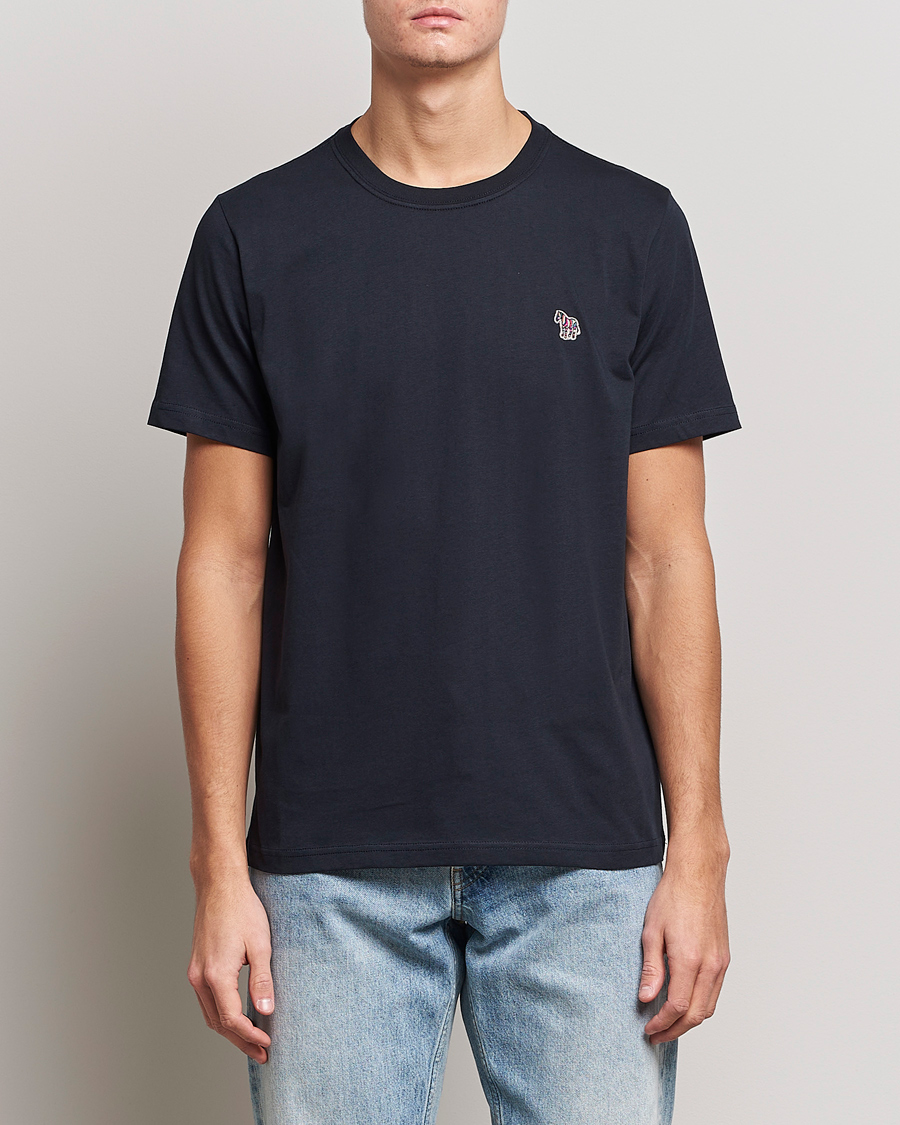 Mies | T-paidat | PS Paul Smith | Organic Cotton Zebra T-Shirt Navy
