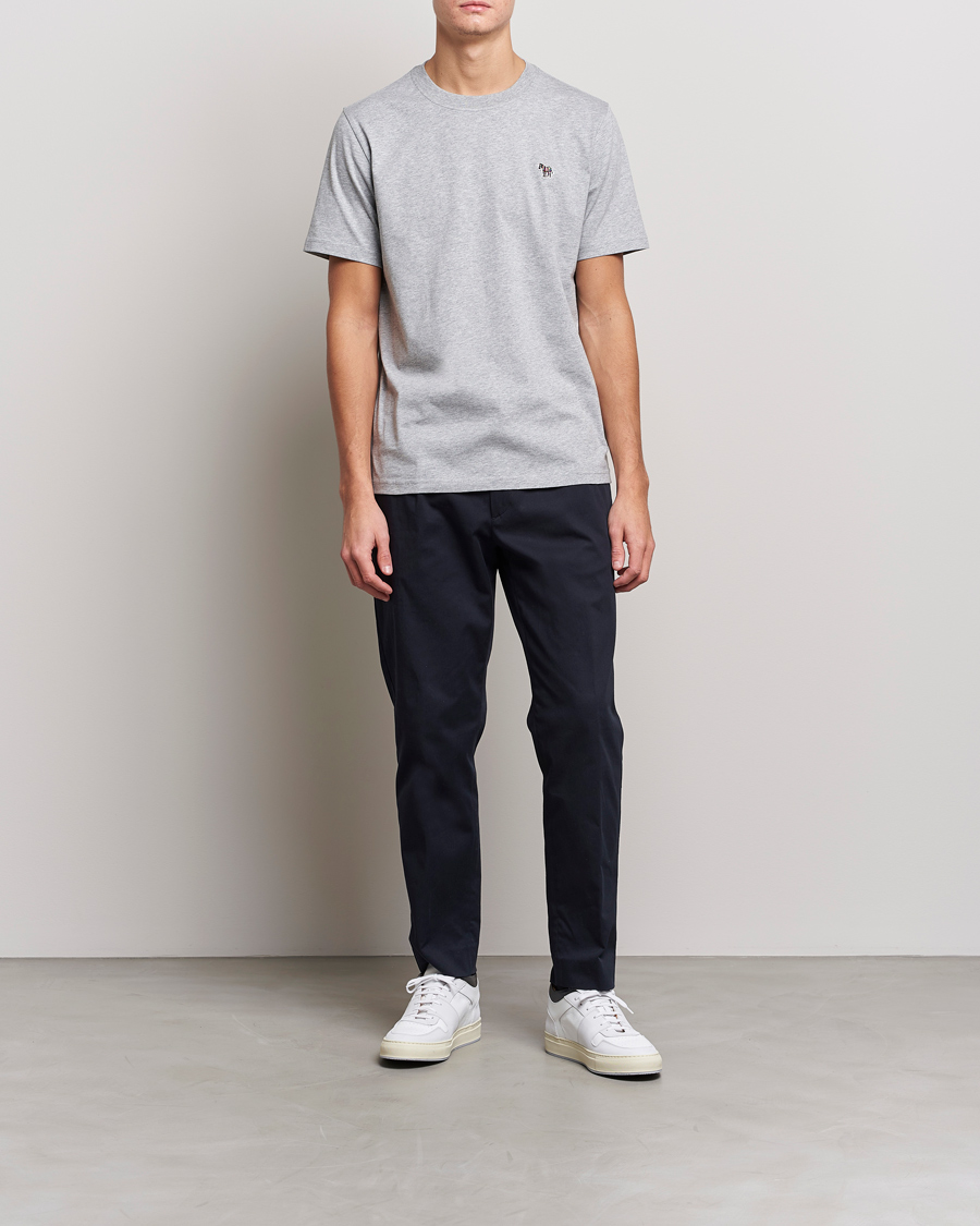 Mies | T-paidat | PS Paul Smith | Classic Organic Cotton Zebra T-Shirt Grey