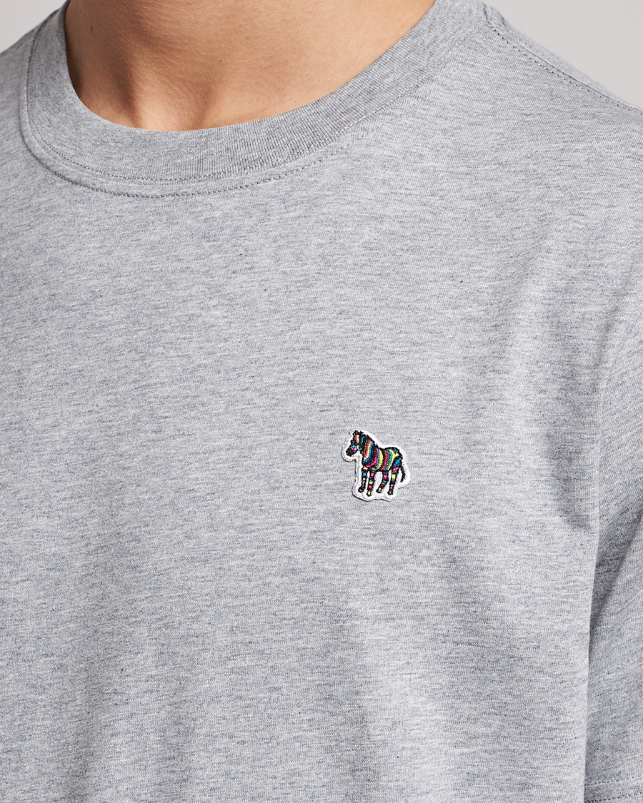 Mies | T-paidat | PS Paul Smith | Organic Cotton Zebra T-Shirt Grey