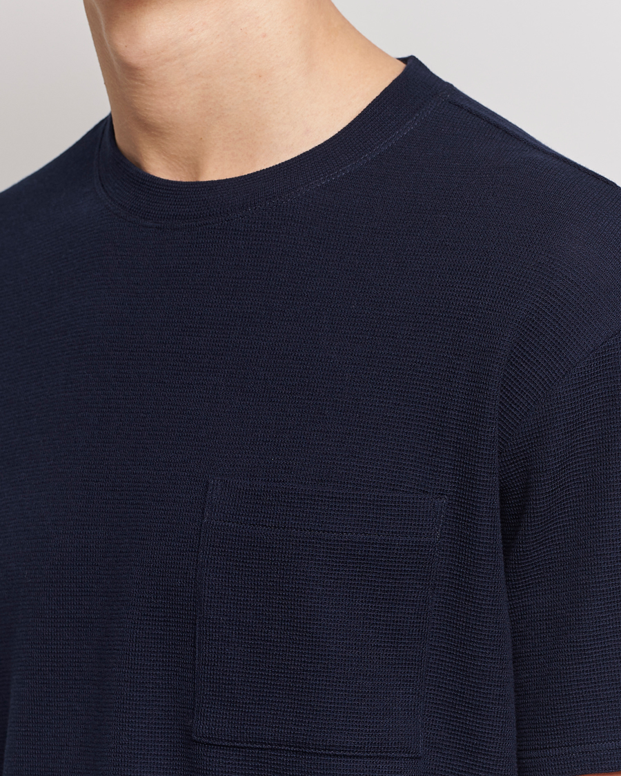 Mies | T-paidat | Giorgio Armani | Cotton/Cashmere T-Shirt Navy