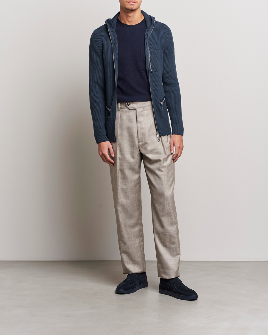 Mies | Puserot | Giorgio Armani | Cardigan Zip Jacket Navy