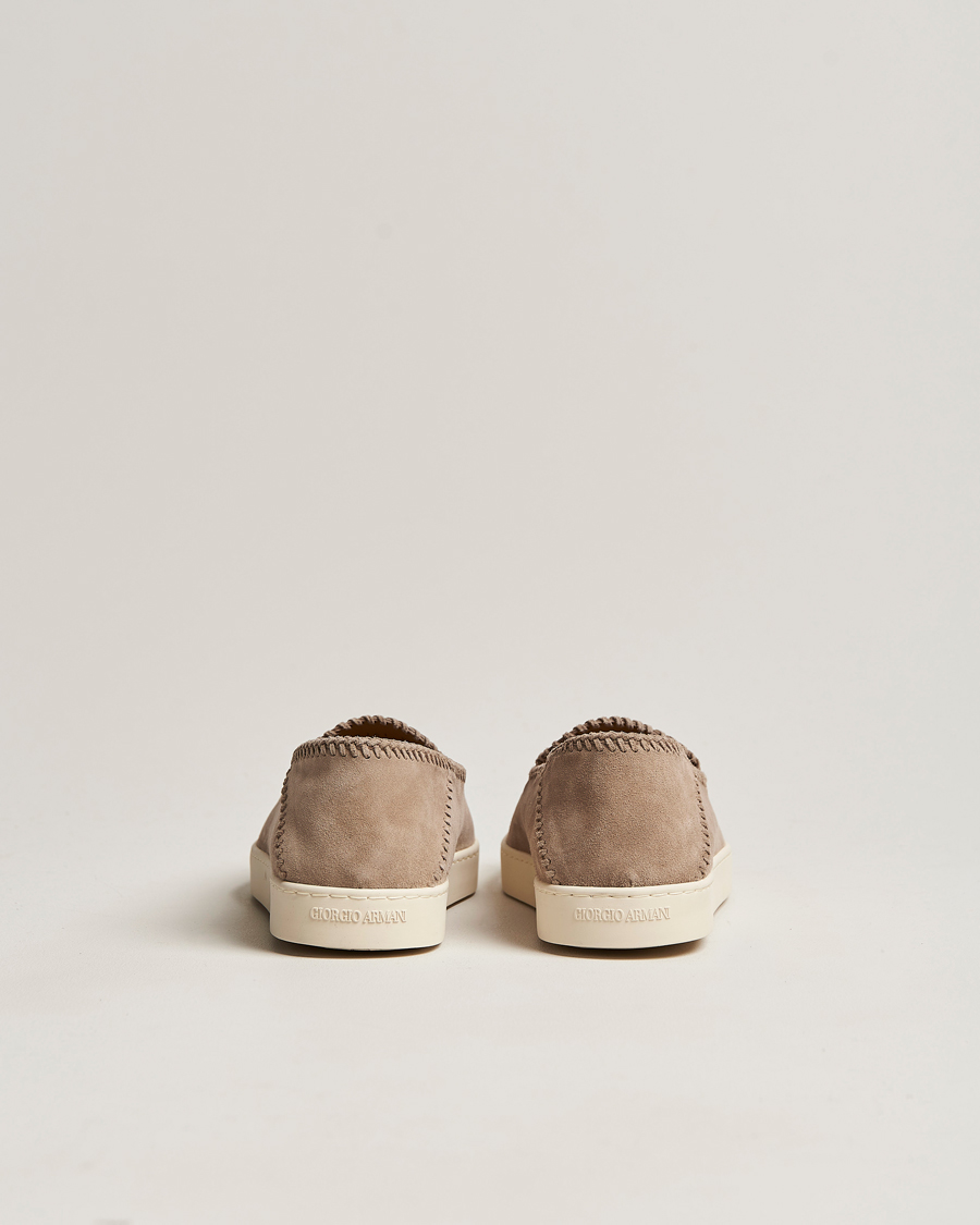 Mies | Giorgio Armani Soft Suede Loafers Sand | Giorgio Armani | Soft Suede Loafers Sand