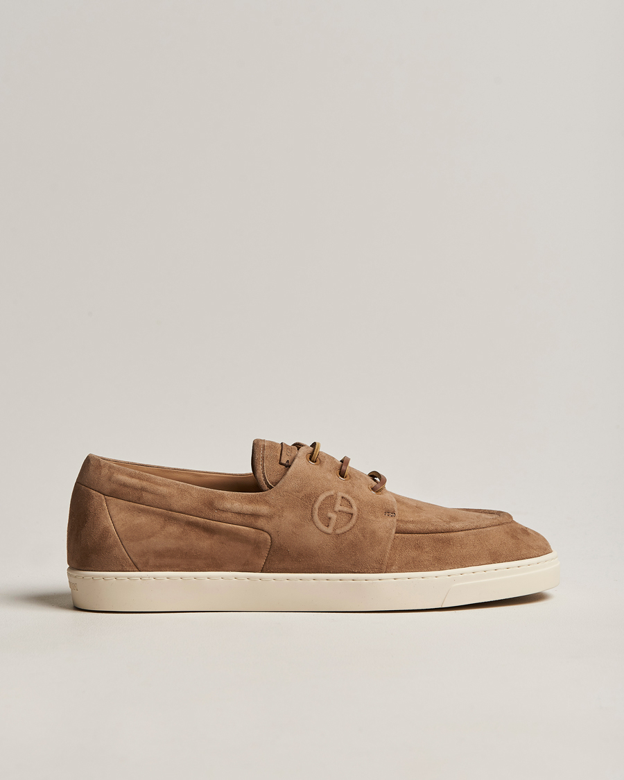 Mies | Giorgio Armani Suede Casual Shoe Brown | Giorgio Armani | Suede Casual Shoe Brown