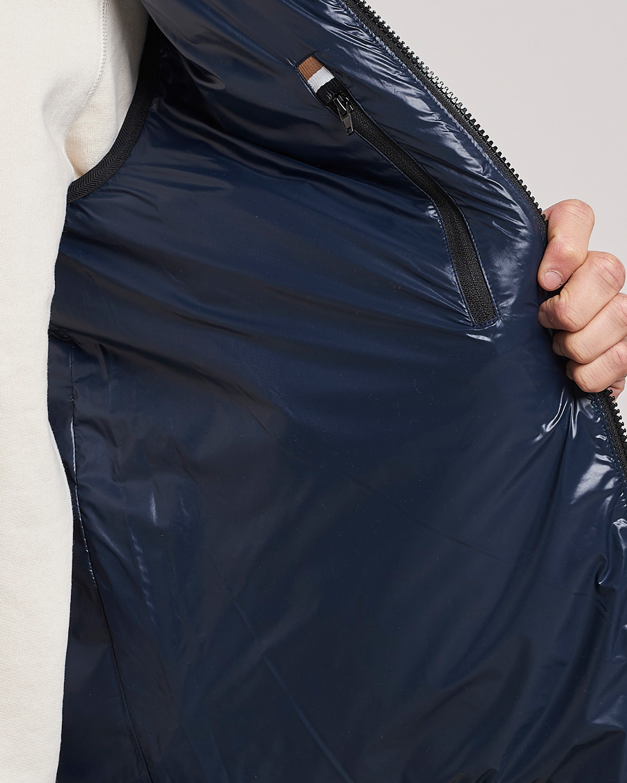 Mies | Ulkoliivit | BOSS BLACK | Coviltra Down Hooded Vest Dark Blue