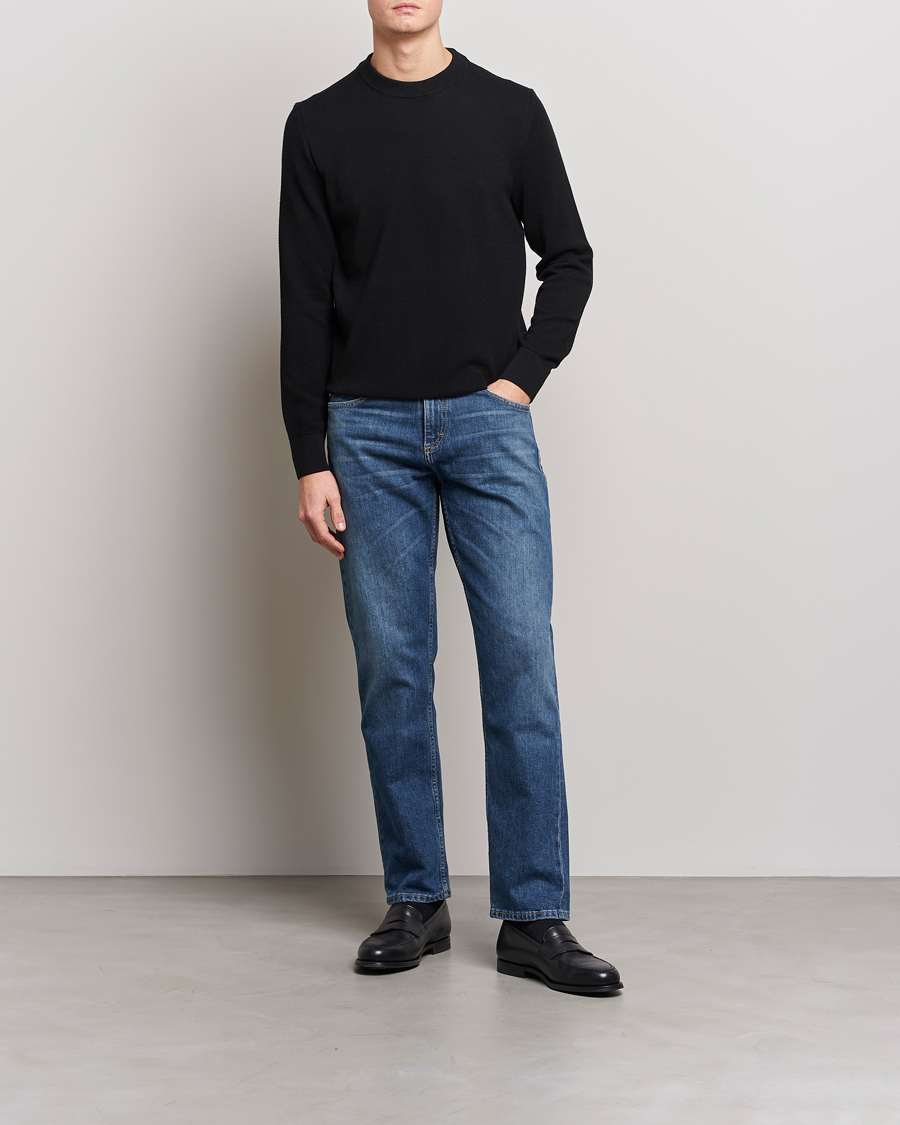 Mies | Puserot | BOSS BLACK | Ecaio Knitted Sweater Black