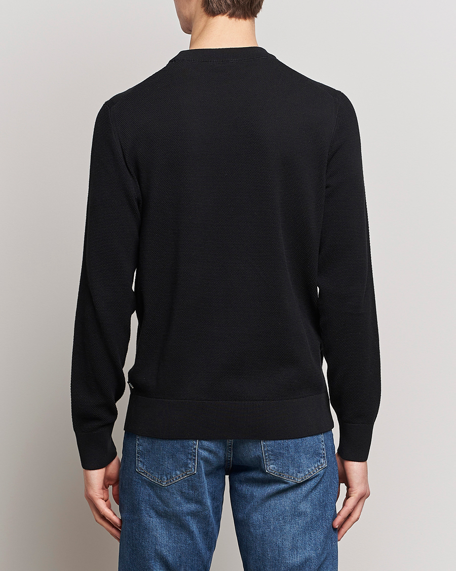 Mies | Puserot | BOSS BLACK | Ecaio Knitted Sweater Black