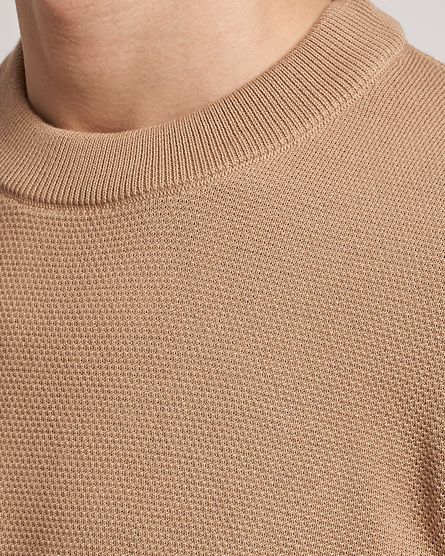 Mies | Puserot | BOSS BLACK | Ecaio Knitted Sweater Medium Beige
