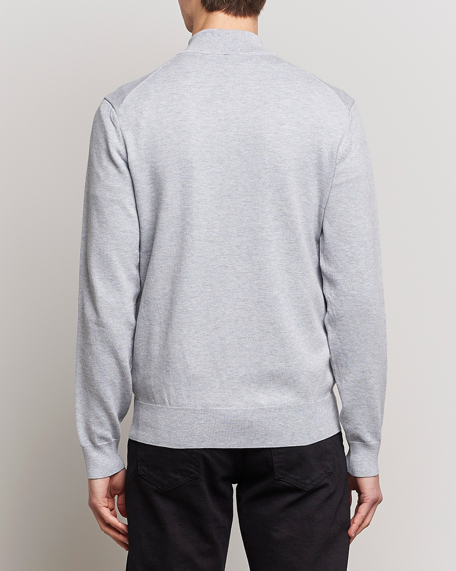Mies | Puserot | BOSS BLACK | Palano Knitted Full-Zip Silver