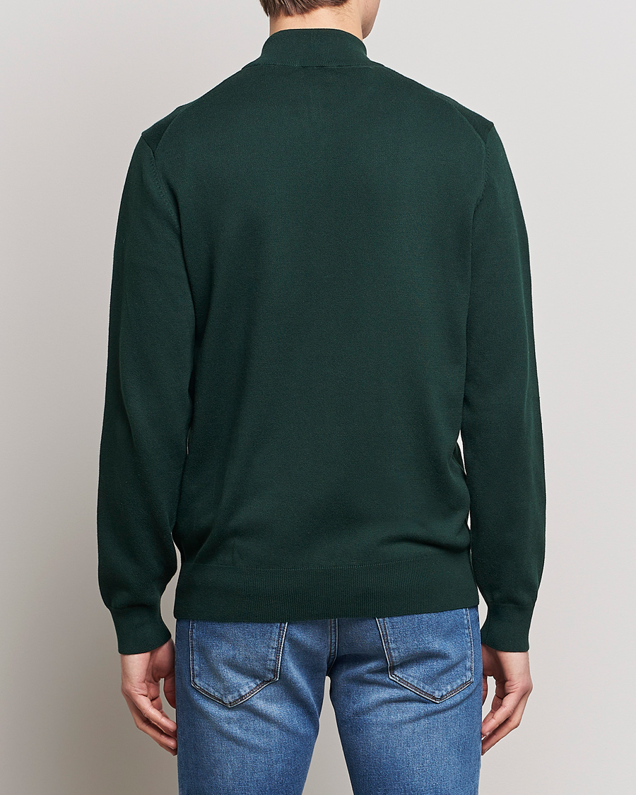 Mies | Puserot | BOSS BLACK | Palano Knitted Full-Zip Open Green