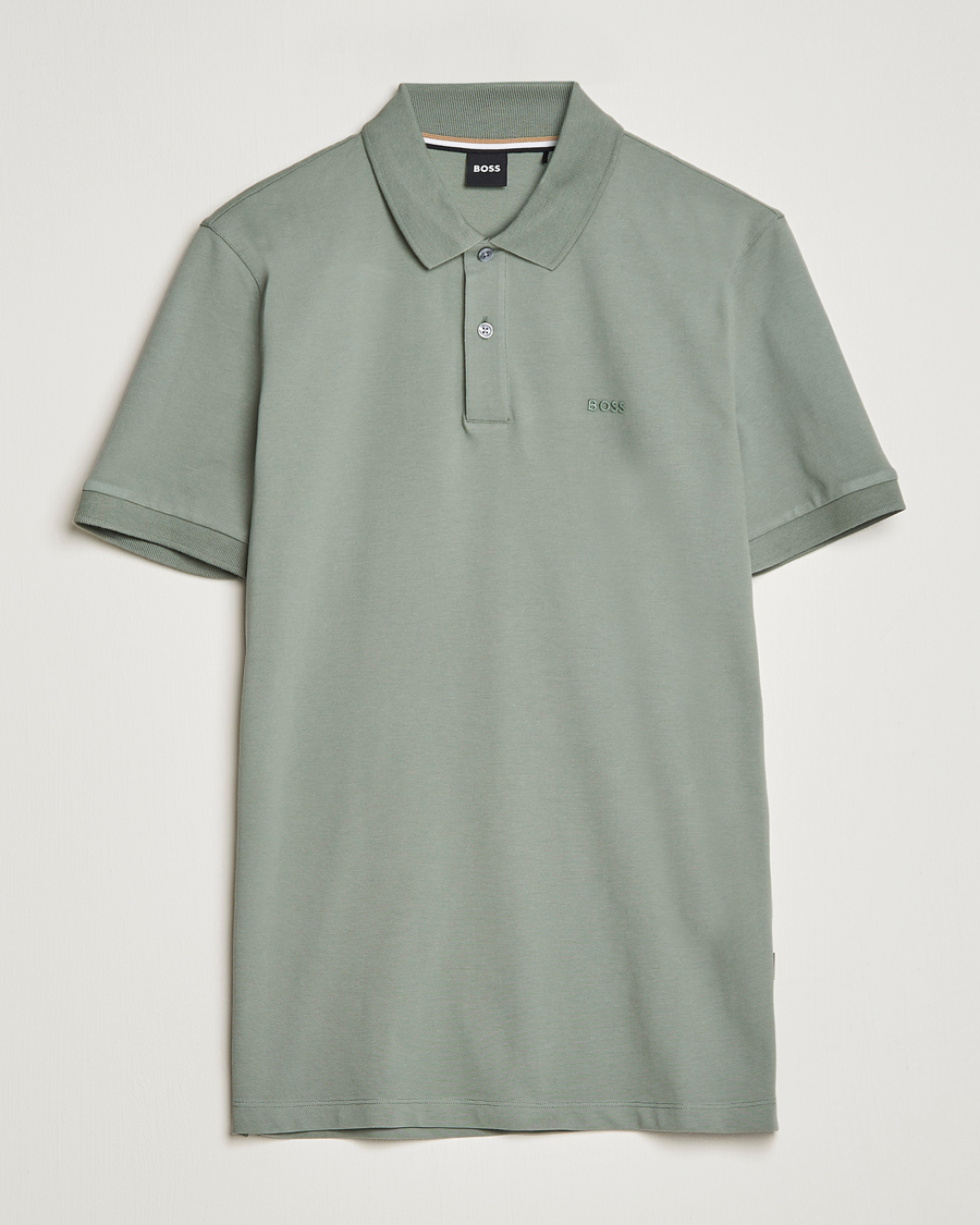 Mies | Pikeet | BOSS BLACK | Pallas Polo Open Green