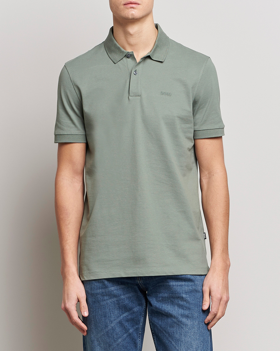 Mies | Pikeet | BOSS BLACK | Pallas Polo Open Green
