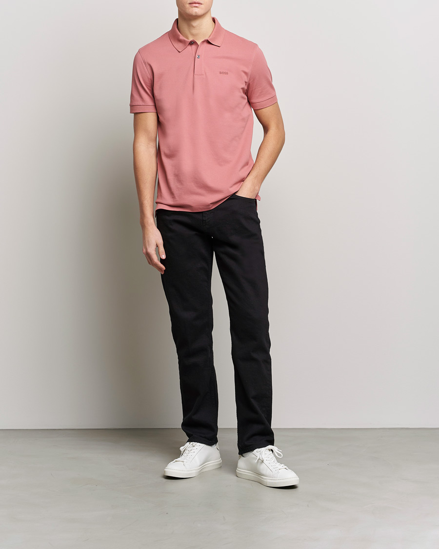 Mies | Pikeet | BOSS BLACK | Pallas Polo Open Pink