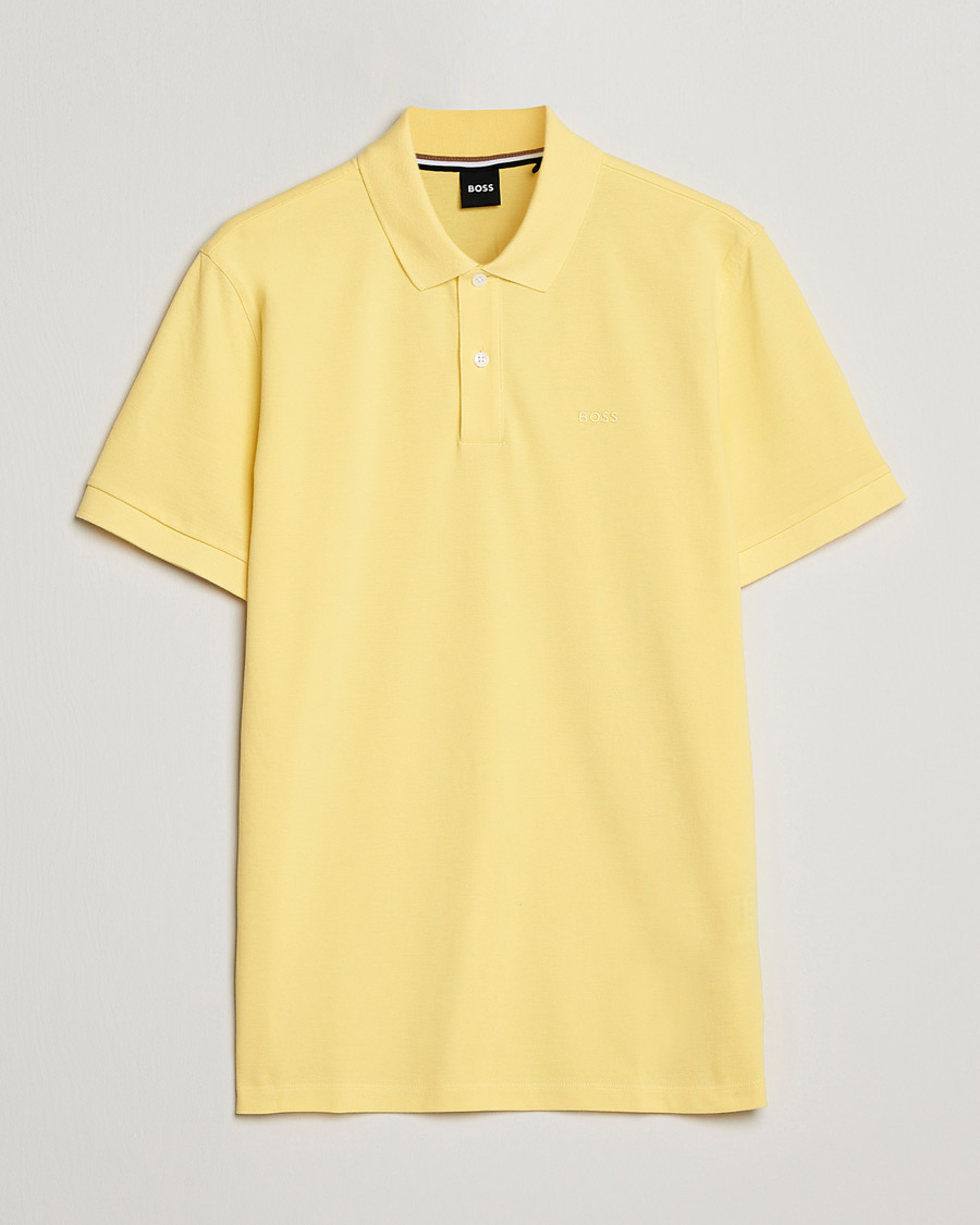 Mies | Pikeet | BOSS BLACK | Pallas Polo Bright Yellow