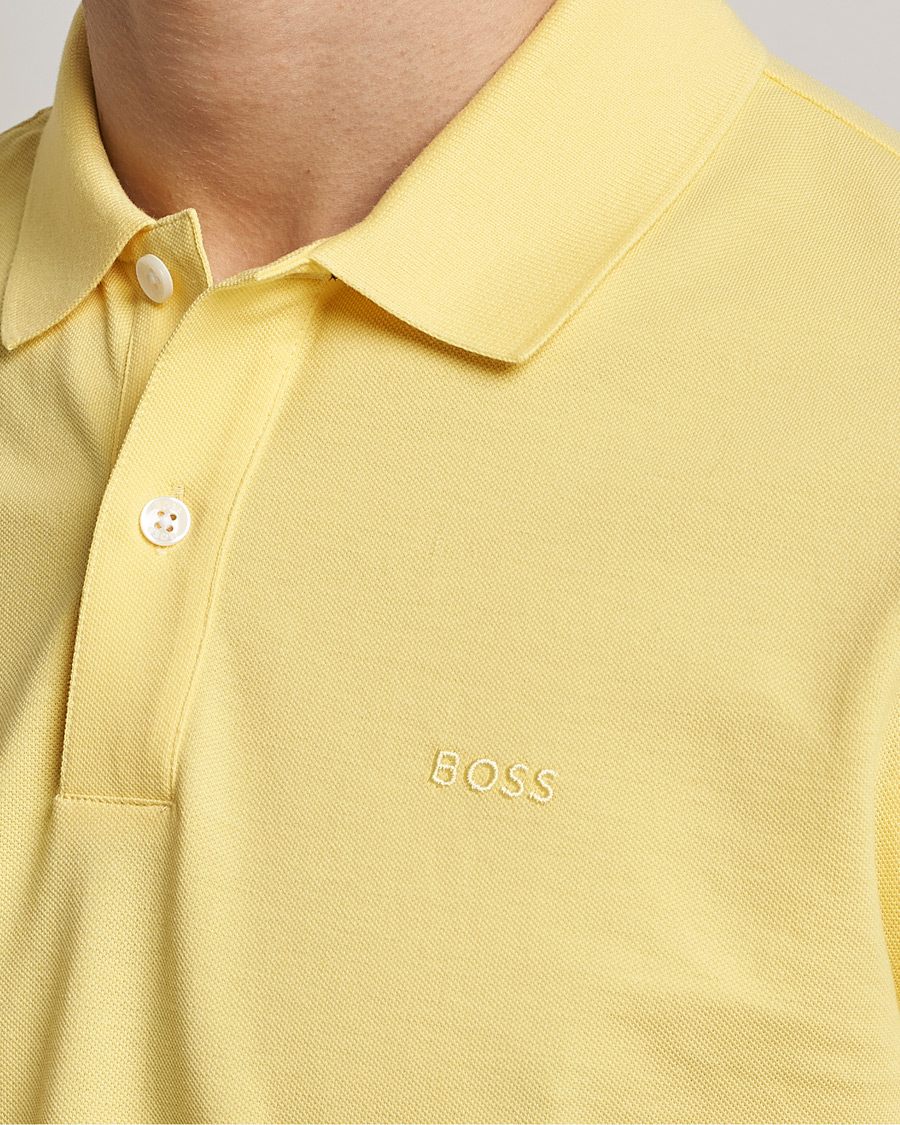 Mies | Pikeet | BOSS BLACK | Pallas Polo Bright Yellow