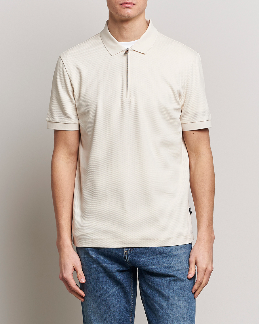 Mies |  | BOSS BLACK | Paras Structured Polo Open White