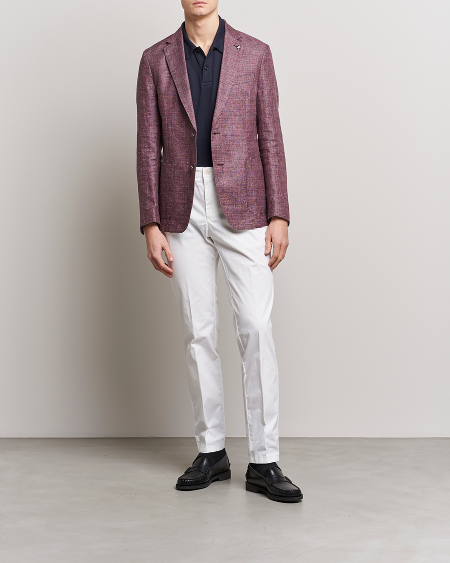 Mies | Housut | BOSS BLACK | Genius Cotton Trousers White