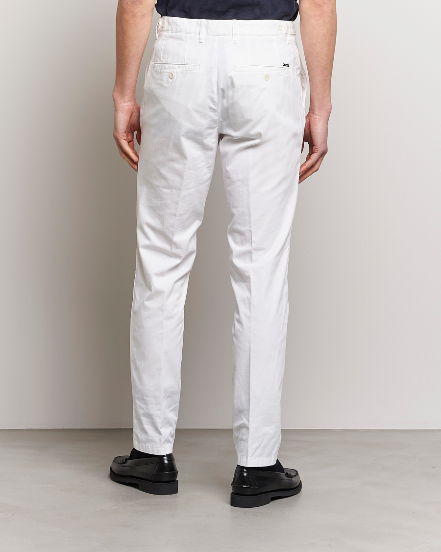 Mies | Housut | BOSS BLACK | Genius Cotton Trousers White