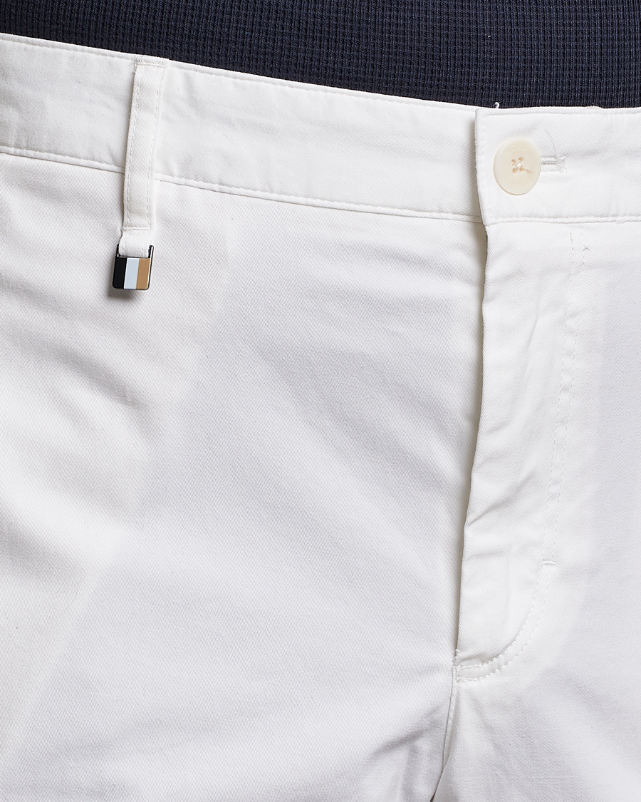 Mies | Housut | BOSS BLACK | Genius Cotton Trousers White