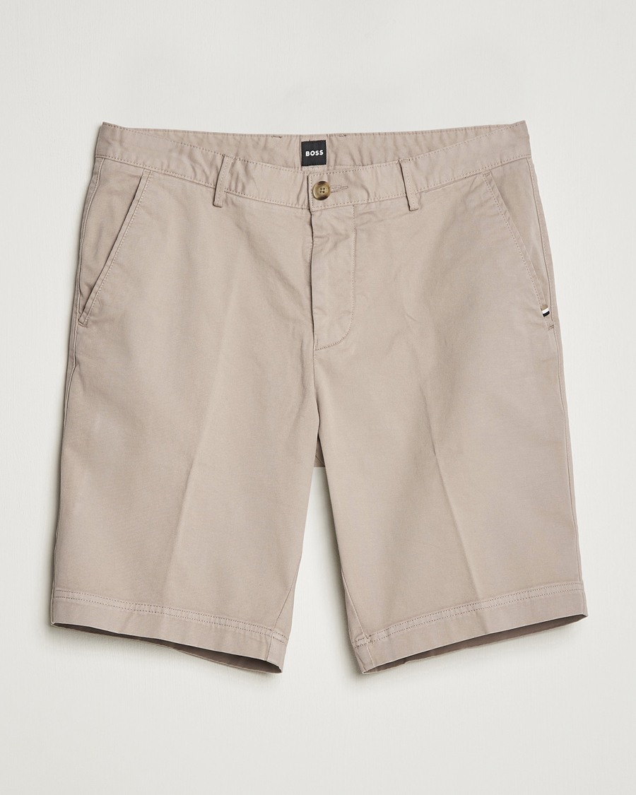 Mies | Shortsit | BOSS BLACK | Slice Chino Shorts Open Beige