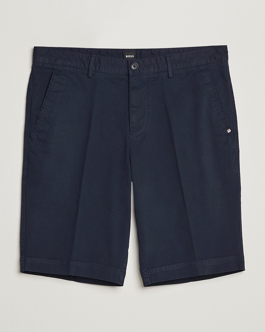 Mies | Shortsit | BOSS BLACK | Slice Chino Shorts Dark Blue