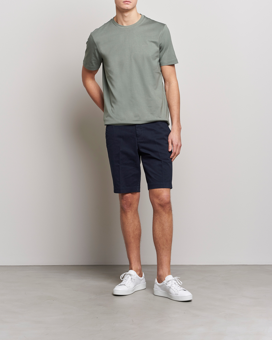 Mies | Shortsit | BOSS BLACK | Slice Chino Shorts Dark Blue