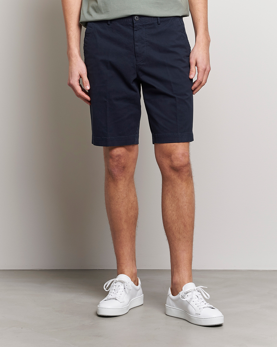 Mies | Shortsit | BOSS BLACK | Slice Chino Shorts Dark Blue