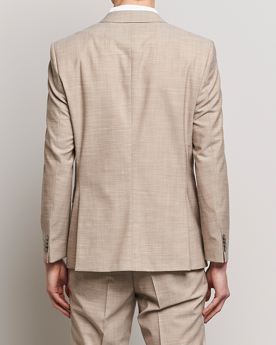 Mies | Pikkutakit | BOSS BLACK | Huge Wool/Cotton Blazer Light Beige