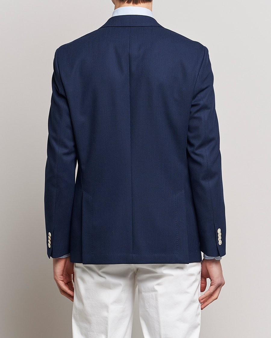 Mies | Pikkutakit | BOSS BLACK | Hutson Wool/Cotton Club Blazer Dark Blue