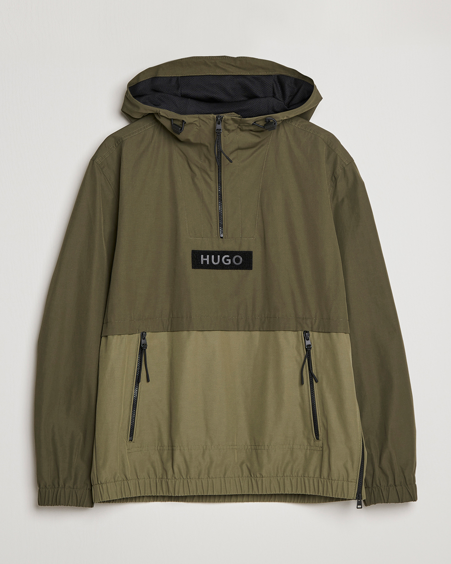 Mies | Takit | HUGO | Breaker Anorak Open Green