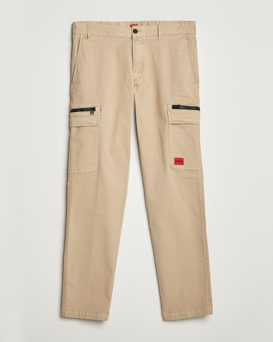 Mies | Housut | HUGO | Glian Ripstop Cargo Pants Medium Beige