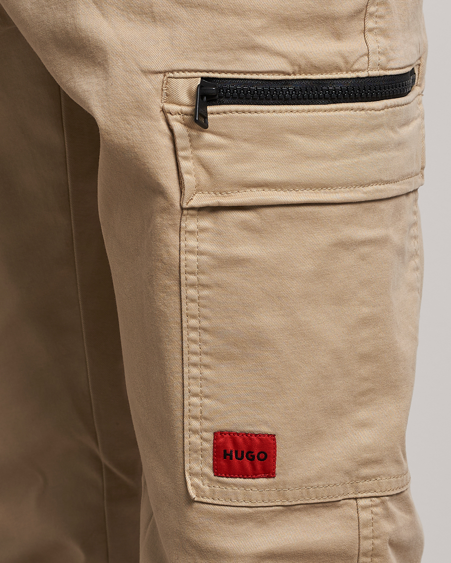 Mies | Housut | HUGO | Glian Ripstop Cargo Pants Medium Beige