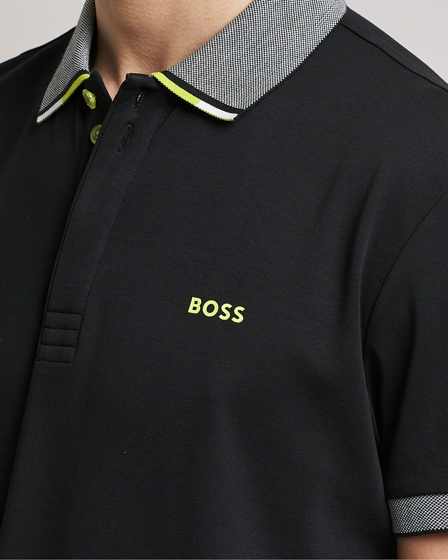 Mies | Pikeet | BOSS GREEN | Paddy Performance Piké Black