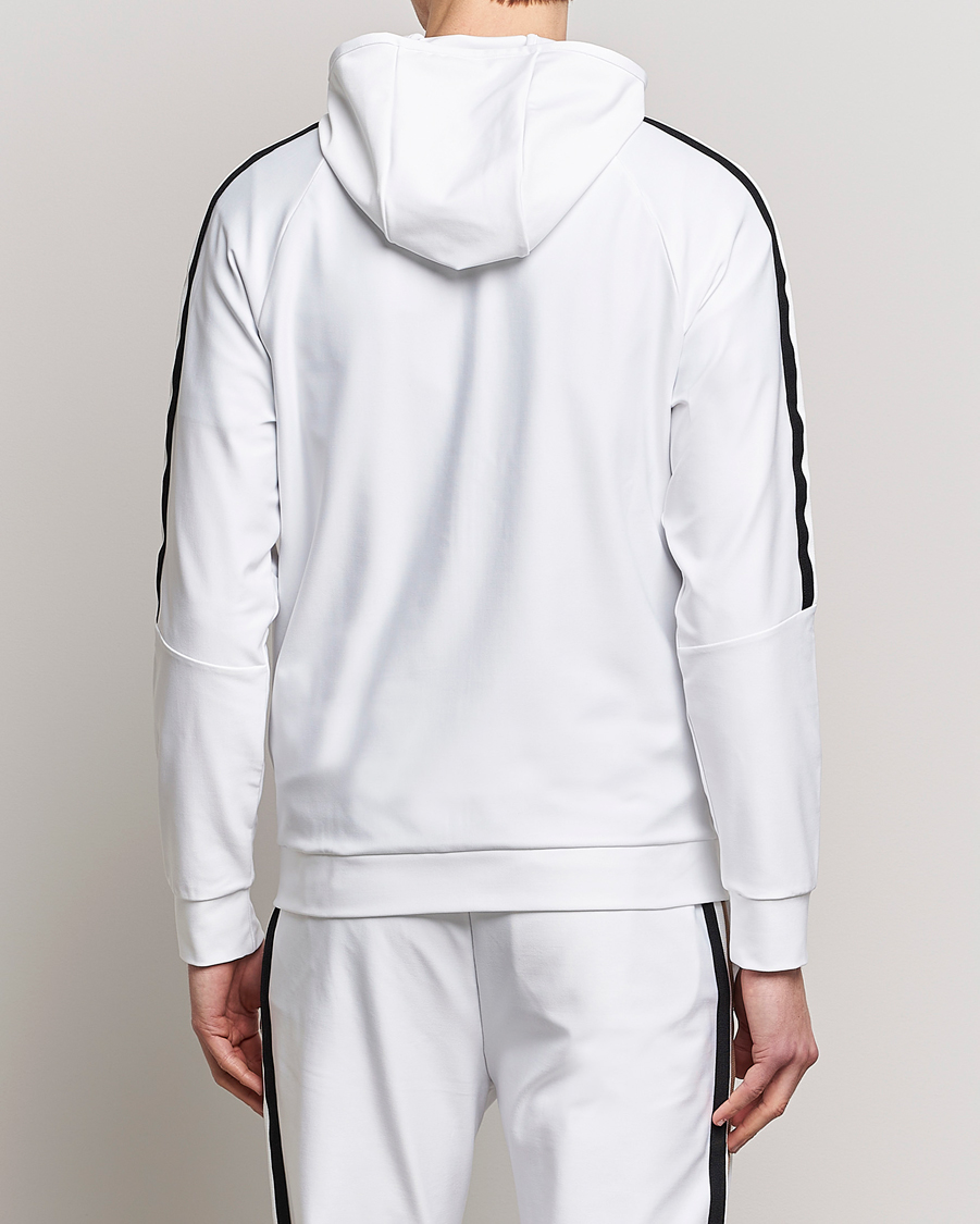 Mies | Puserot | BOSS GREEN | Sicon Performance Full-Zip Hoodie White