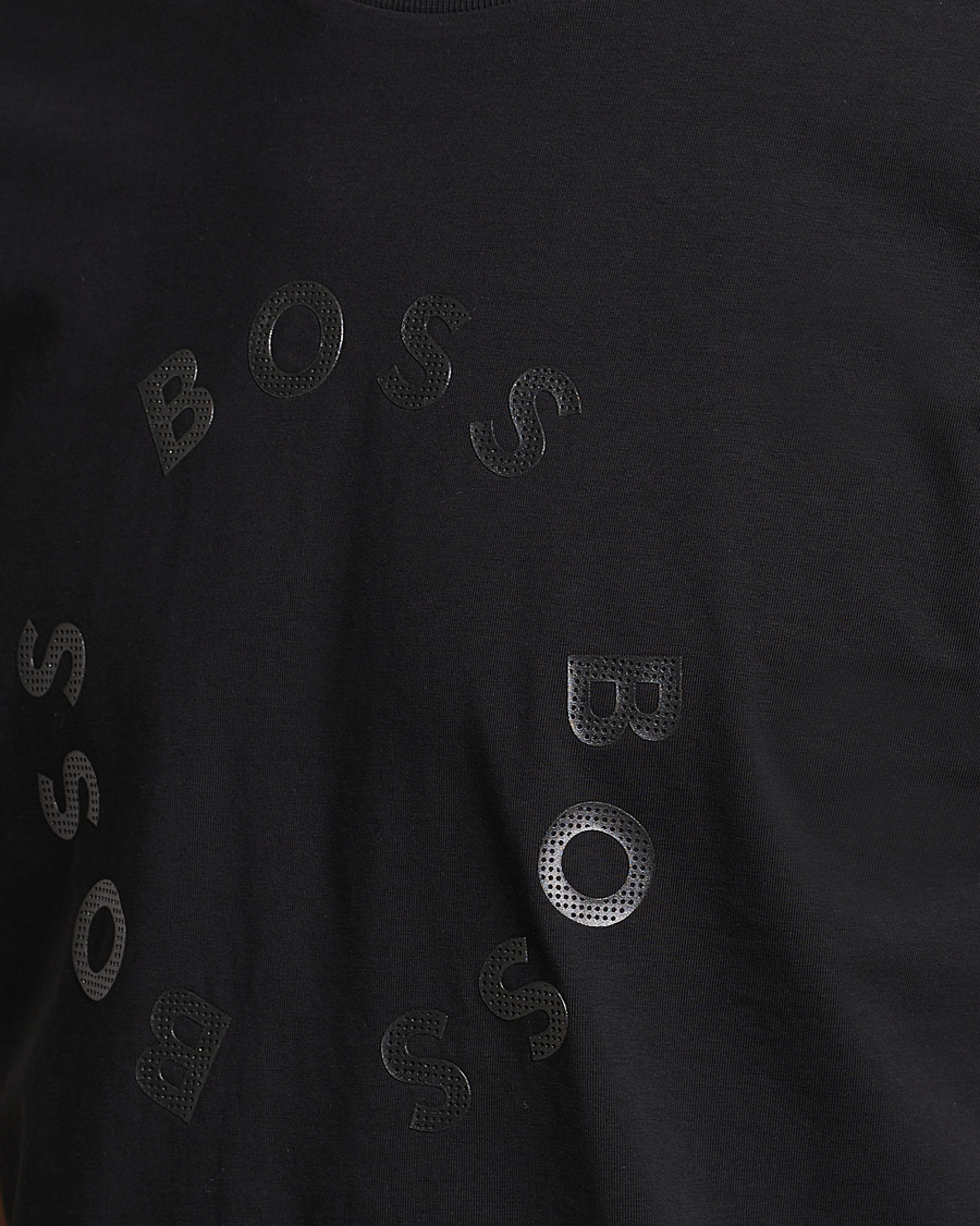 Mies | T-paidat | BOSS GREEN | Circle Logo Crew Neck T-Shirt Black