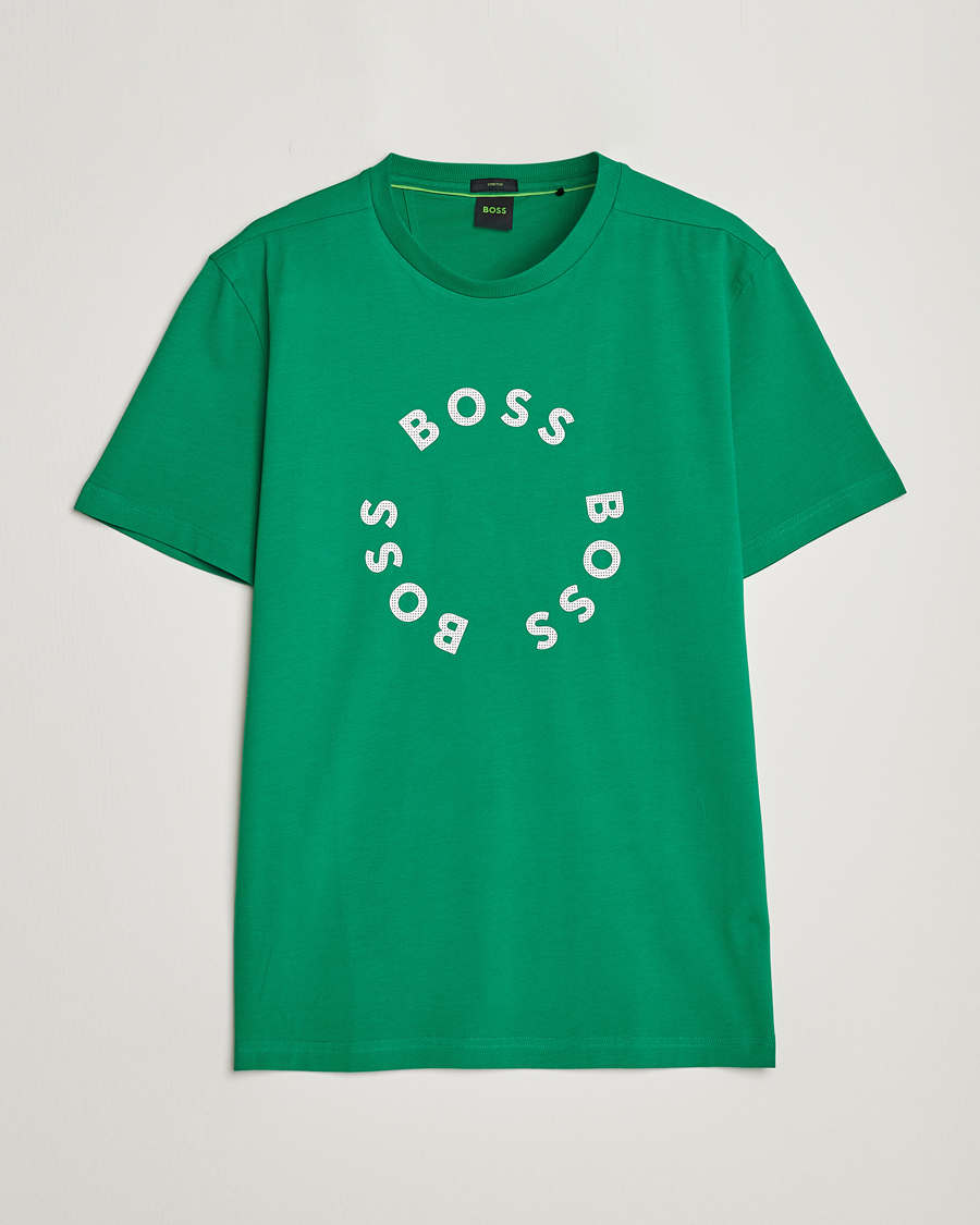 Mies | T-paidat | BOSS GREEN | Circle Logo Crew Neck T-Shirt Open Green