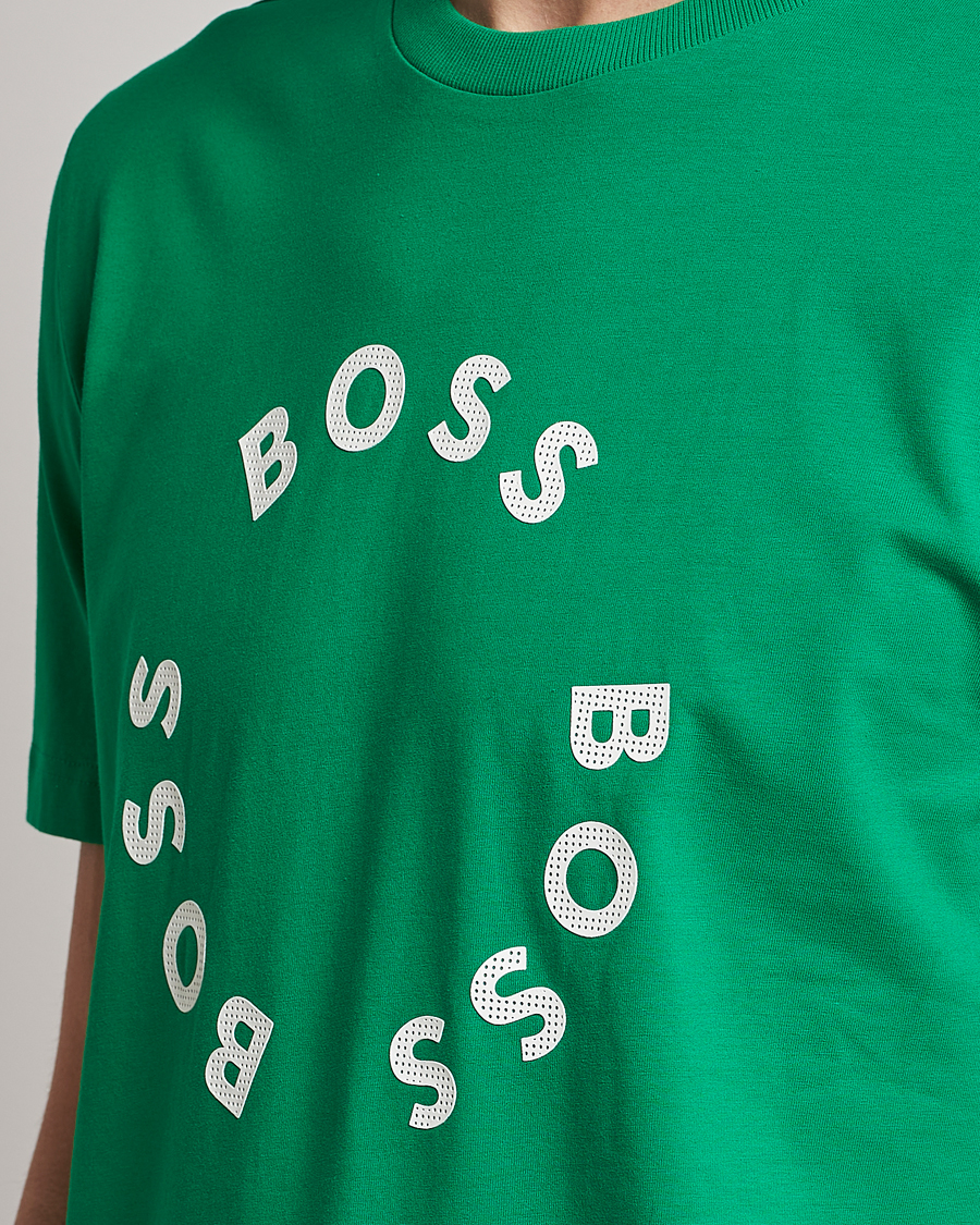 Mies | T-paidat | BOSS GREEN | Circle Logo Crew Neck T-Shirt Open Green