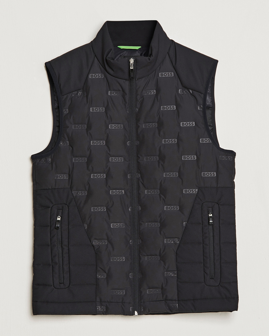 Mies | Ulkoliivit | BOSS GREEN | Hellion Vest Black
