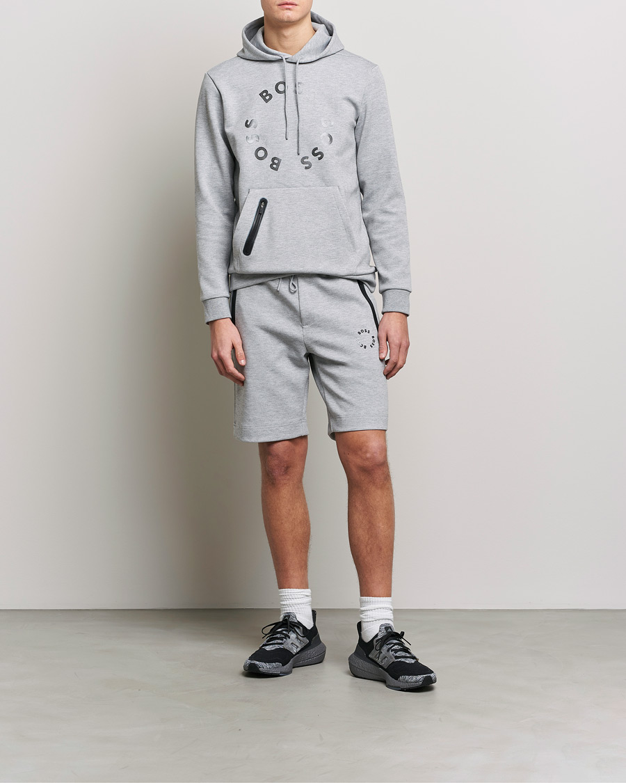 Mies | Puserot | BOSS GREEN | Soody Hoodie Light Grey