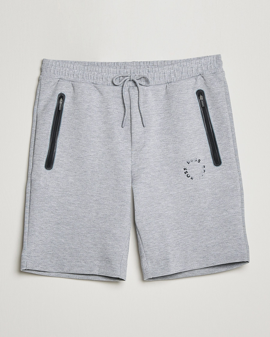 Mies | Shortsit | BOSS GREEN | Headlo Sweatshorts Light Grey