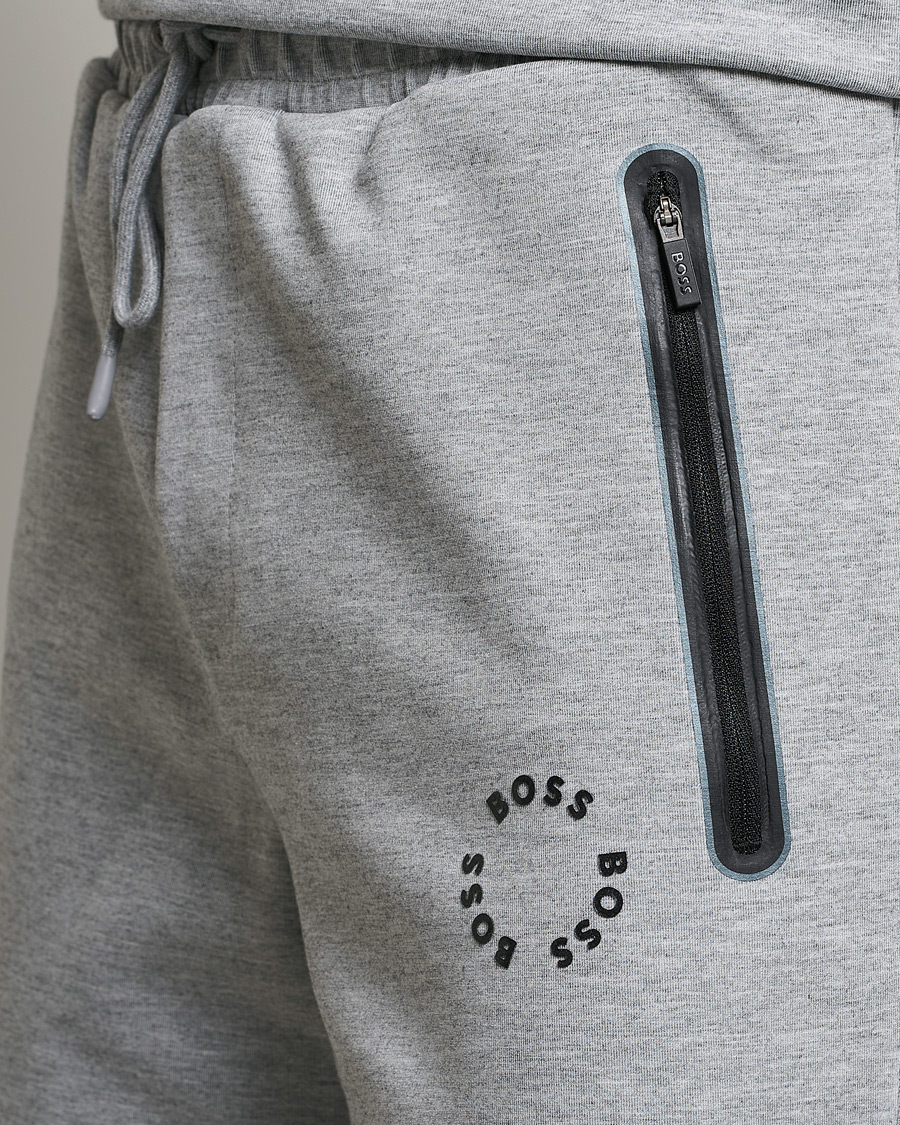 Mies | Shortsit | BOSS GREEN | Headlo Sweatshorts Light Grey