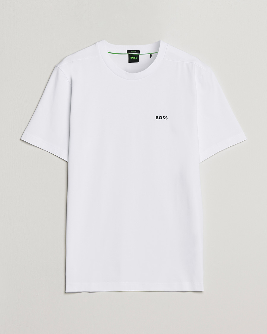 Mies | T-paidat | BOSS GREEN | Logo Crew Neck T-Shirt White