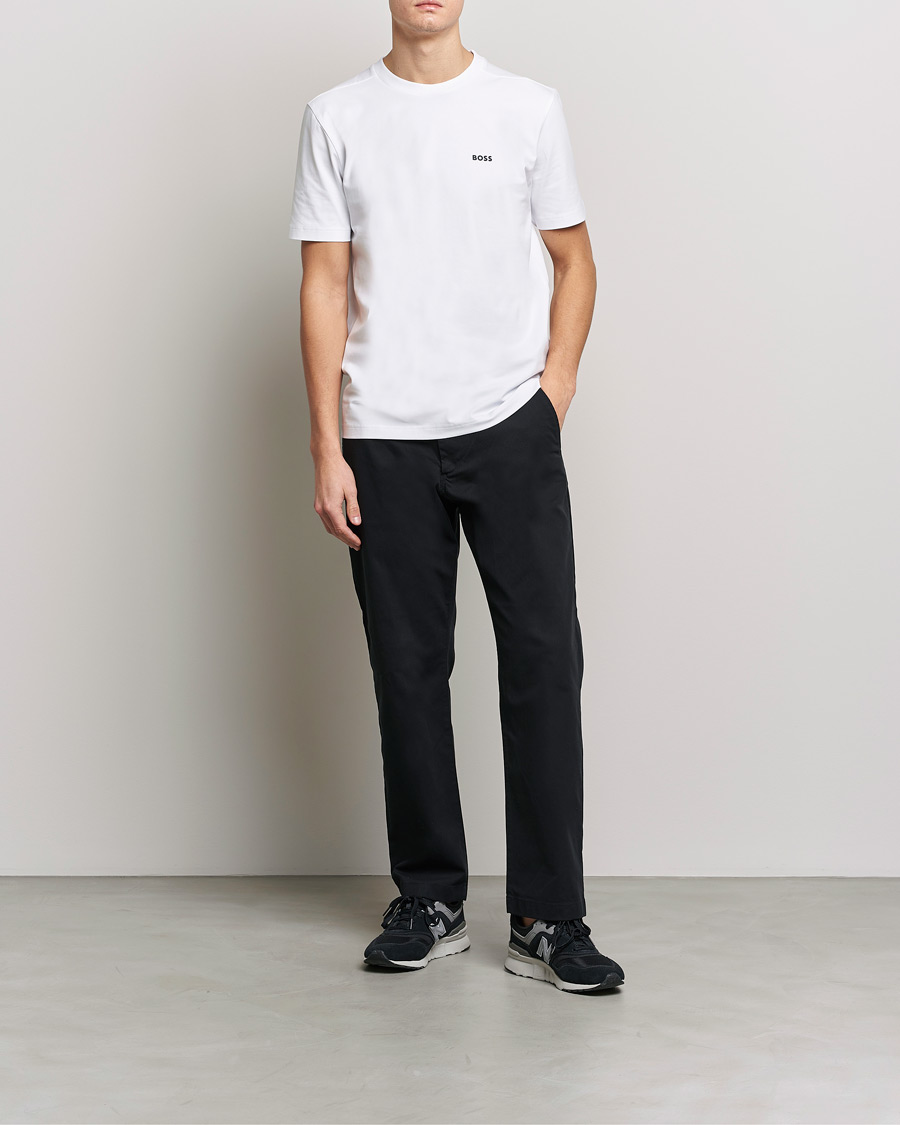 Mies | T-paidat | BOSS GREEN | Logo Crew Neck T-Shirt White