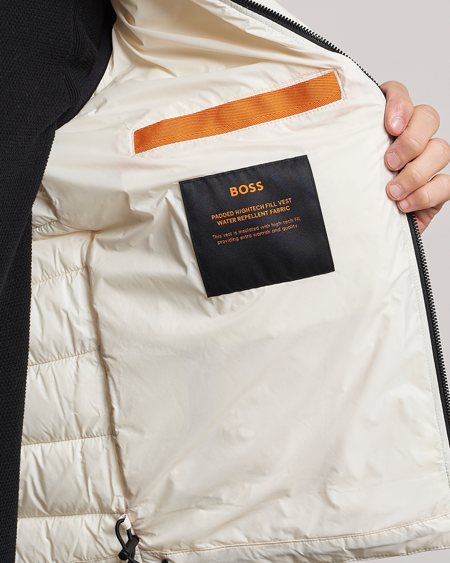Mies | Ulkoliivit | BOSS ORANGE | Odeno Down Vest Light Beige