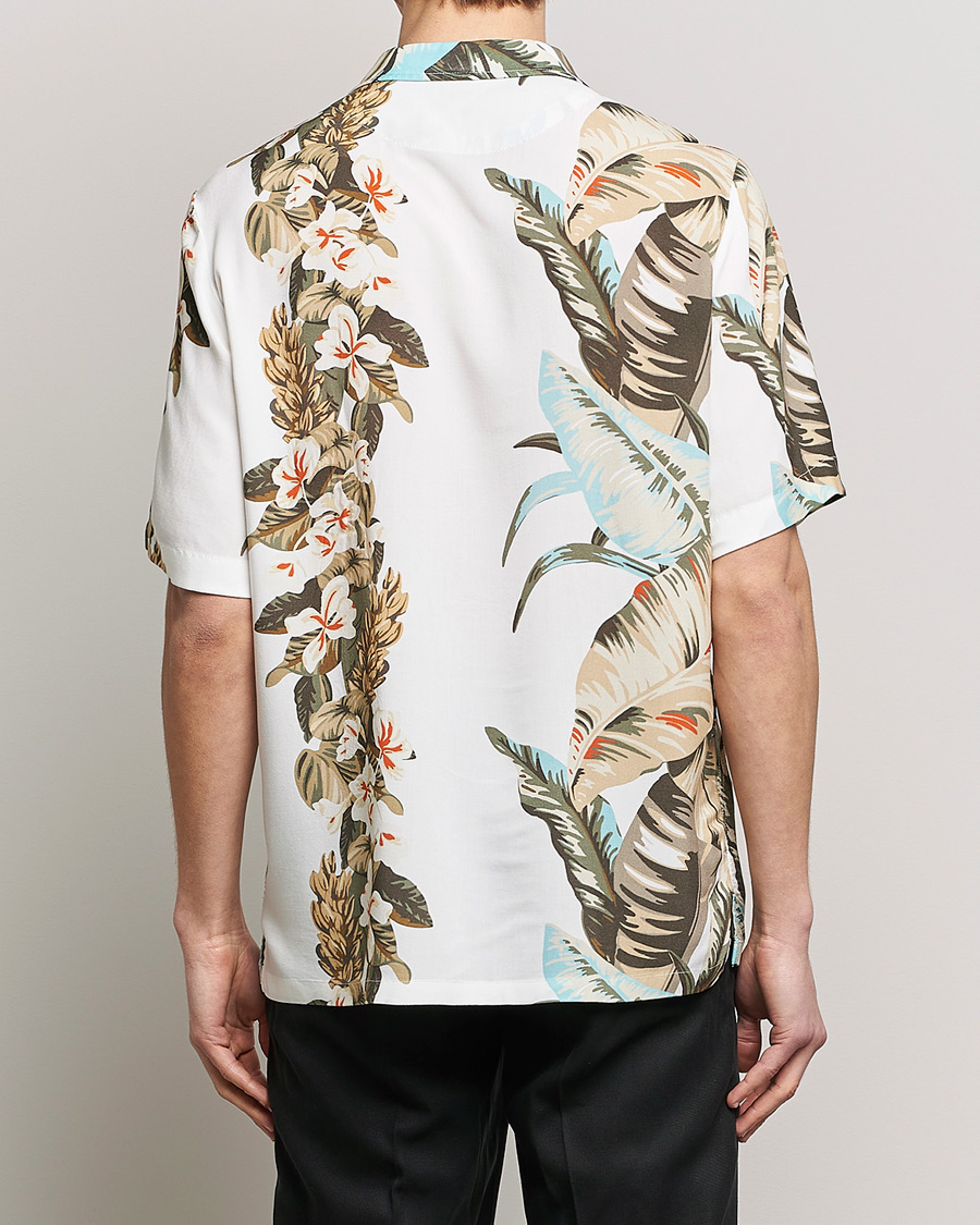 Mies | Kauluspaidat | BOSS ORANGE | Rayer Resort Collar Printed Short Sleeve Shirt Whi