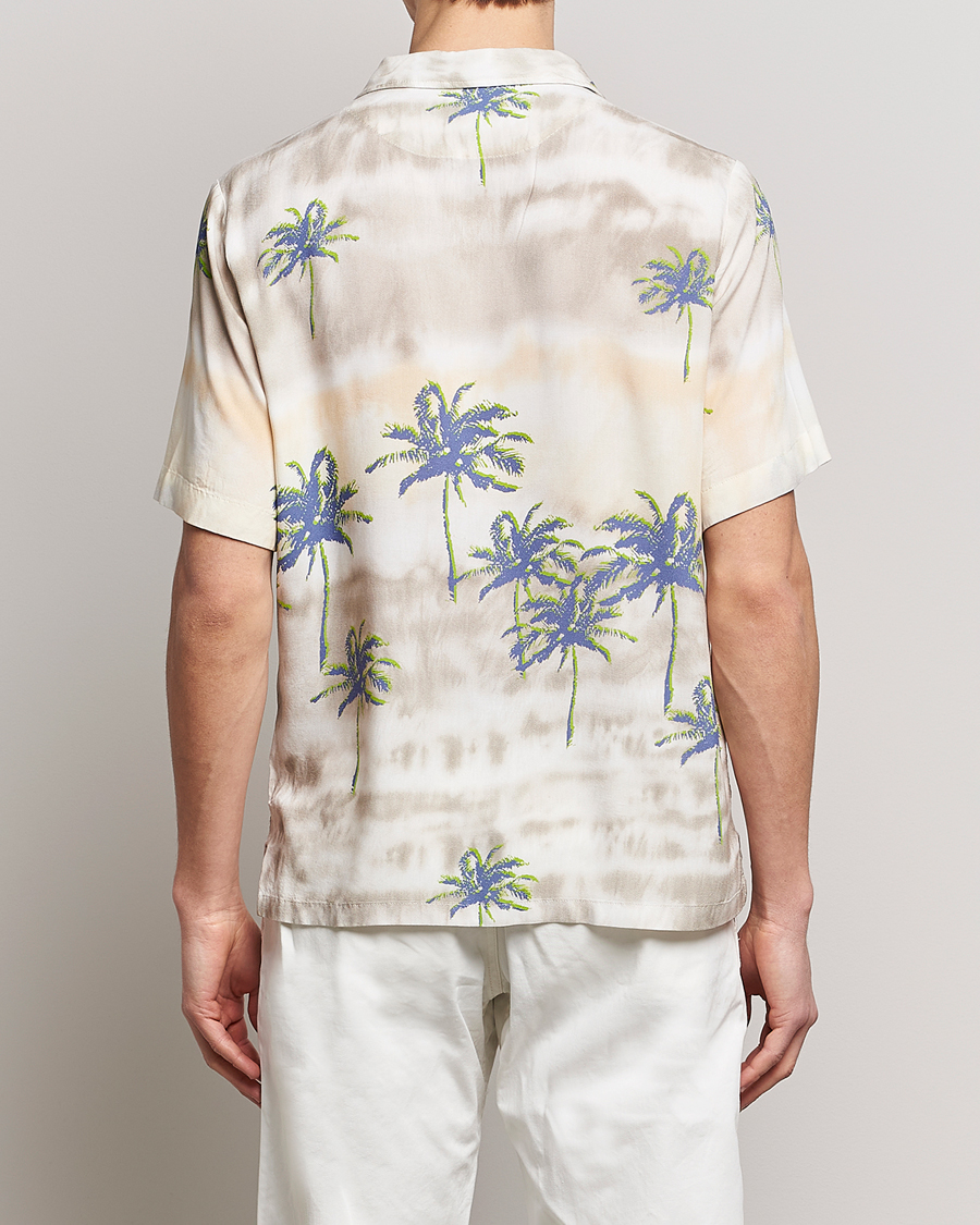 Mies | Kauluspaidat | BOSS ORANGE | Rayer Resort Collar Printed Short Sleeve Shirt Bei