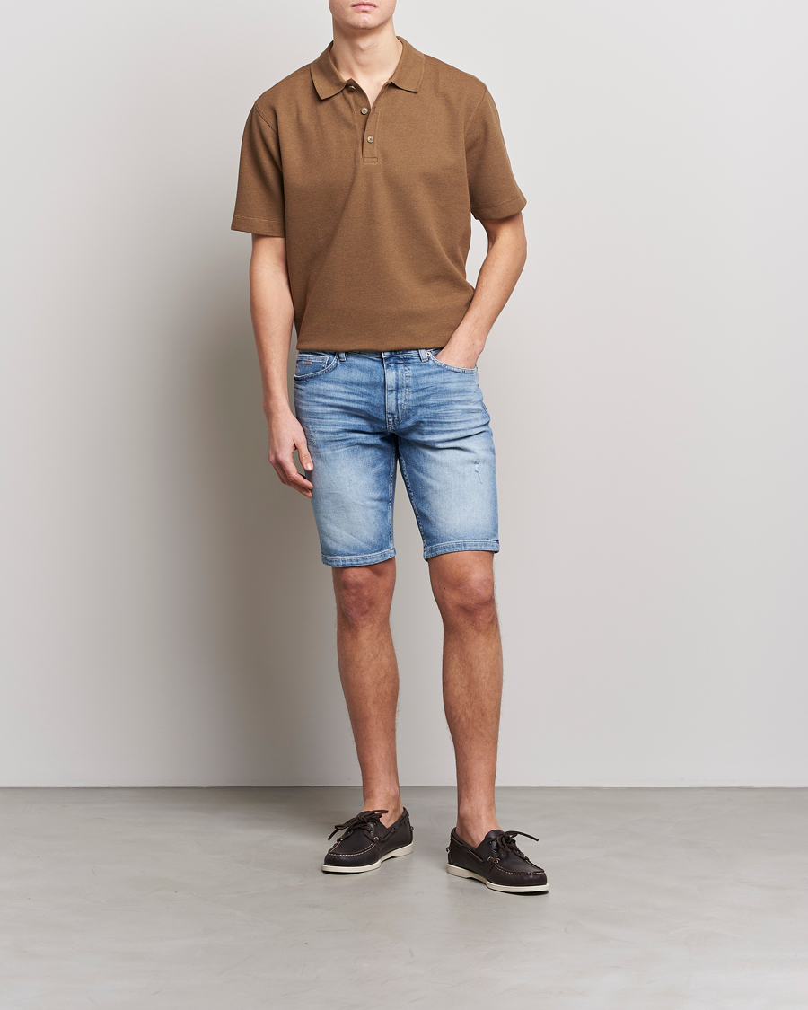 Mies | Shortsit | BOSS ORANGE | Delaware Denim Shorts Light Blue